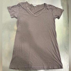Z Supply Tee T-Shirt Dress Grey Size Large